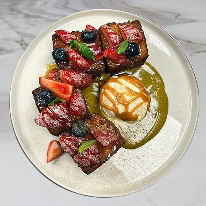 SALTED CARAMEL FRENCH  TOAST