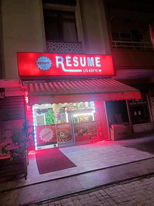 Durugöl Resume Çiğ Köfte
