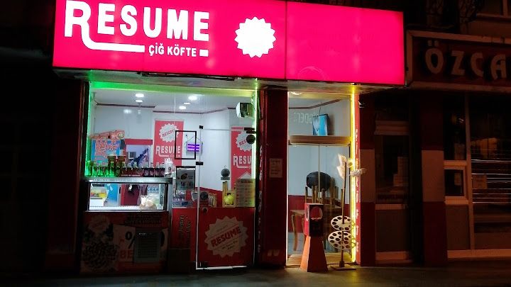 Resume Çiğ Köfte Düz Mahalle