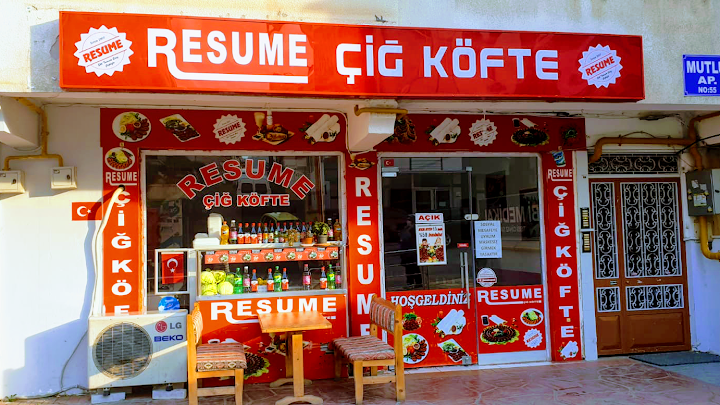 Resume çiğköfte şahincili
