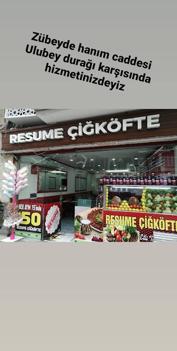 RESUME ÇİĞKÖFTE ZÜBEYDE HANIM