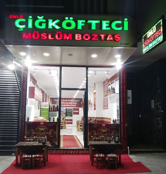 Ünlü Çiğköfteci Müslüm Boztaş Güneşli