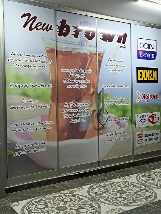 New brown cafe & çocukadam fastfood