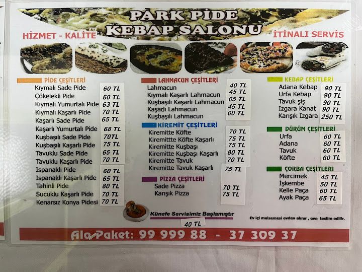 Park pide pizza kebap salonu