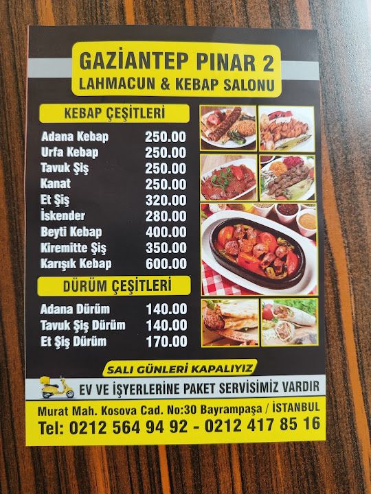 Gaziantep Pınar 2 Lahmacun Kebap Salonu