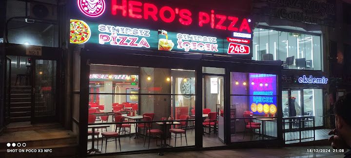 Hero's Pizza | Sınırsız Consept | Beşiktaş Şubesi