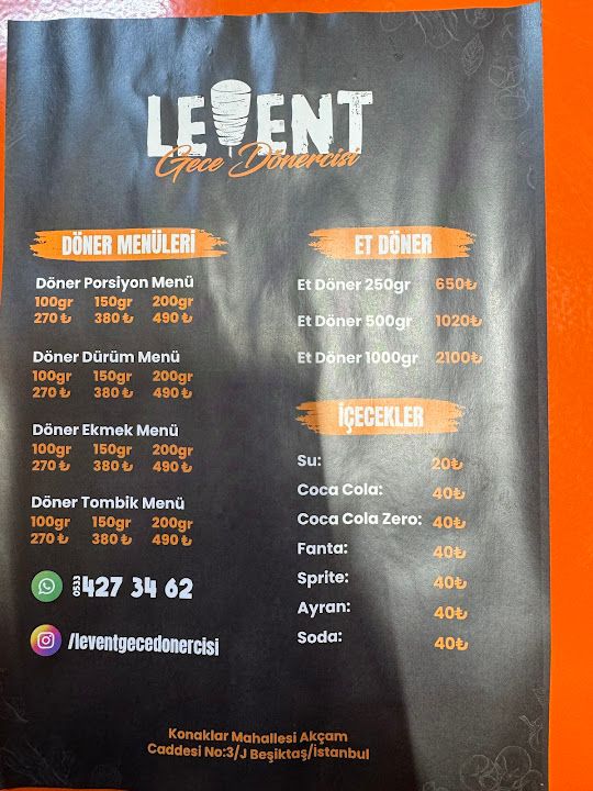 Levent Gece Dönercisi