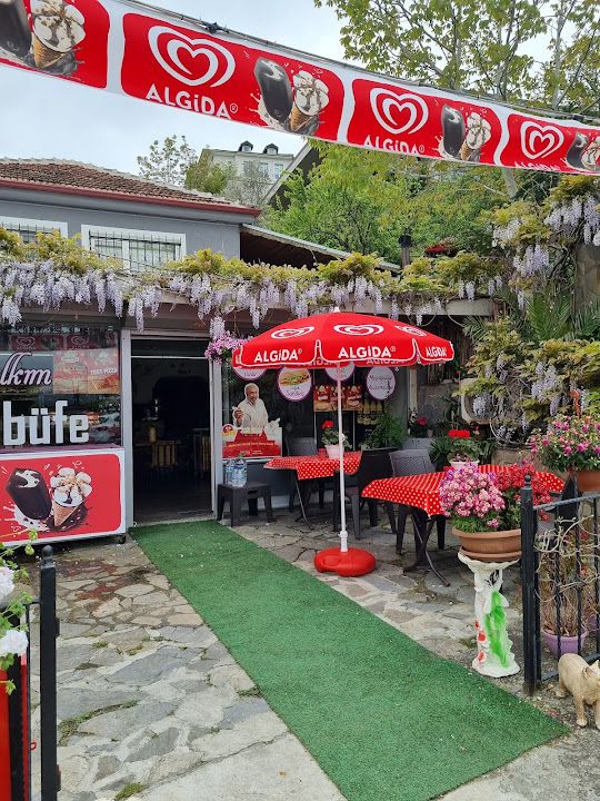 Mor salkım büfe