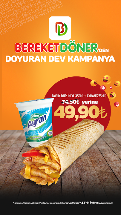 Bereket Döner Yakuplu Şubesi