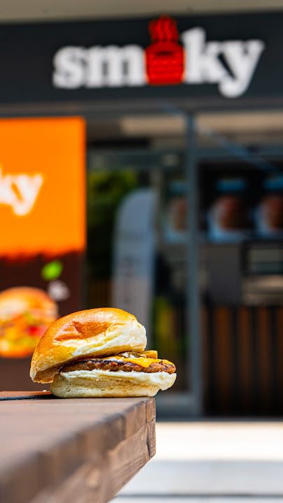 Smoky Burger And Pasta
