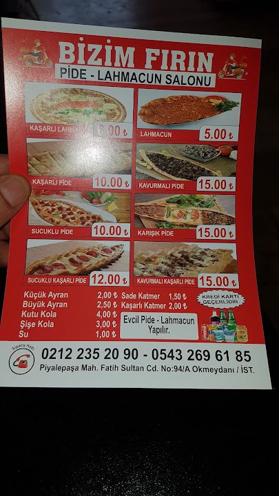 Bizim Fırın Pide Lahmacun Döner Salonu