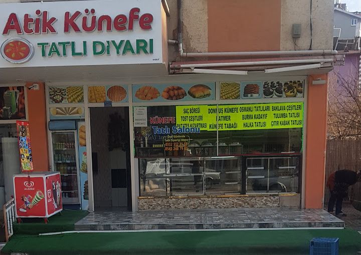 Atik künefe tatlı diyarı Atik Yufka ve gözleme ve pişi