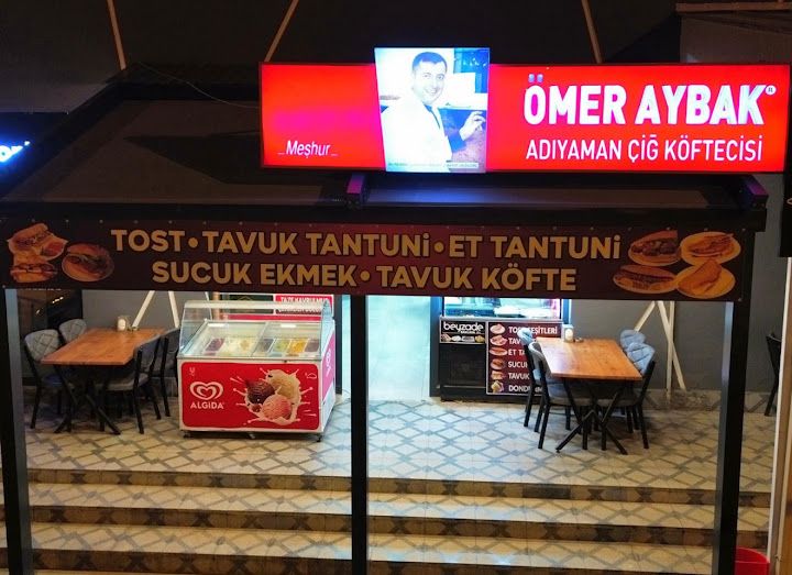ÖMER AYBAK Adıyaman Çiğ Köftecisi Huğlu