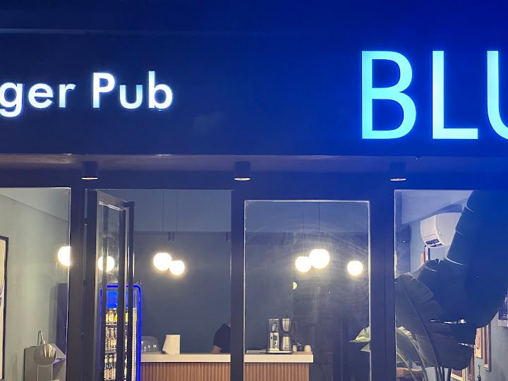 Blue. Burger