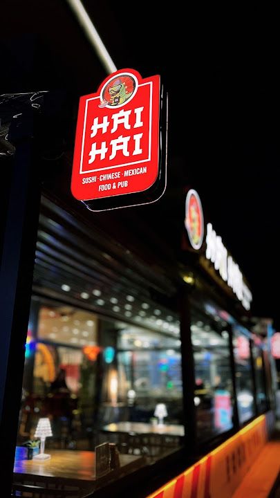 Hai hai pub (sushi/Chinese/Mexican kitchen)