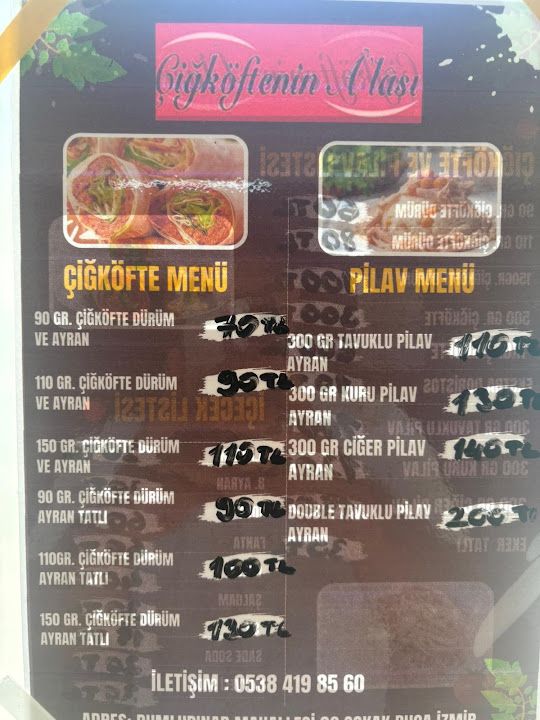 Çiğköftenin alası mali usta