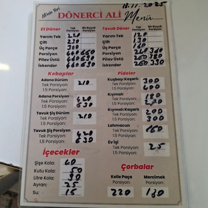 Dönerci ali