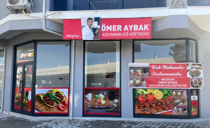 Ömer Aybak Adıyaman ÇiğKöftecisi (Dalaman'da ilk)