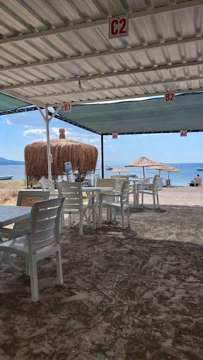 Blue beach plaj restoran cafe