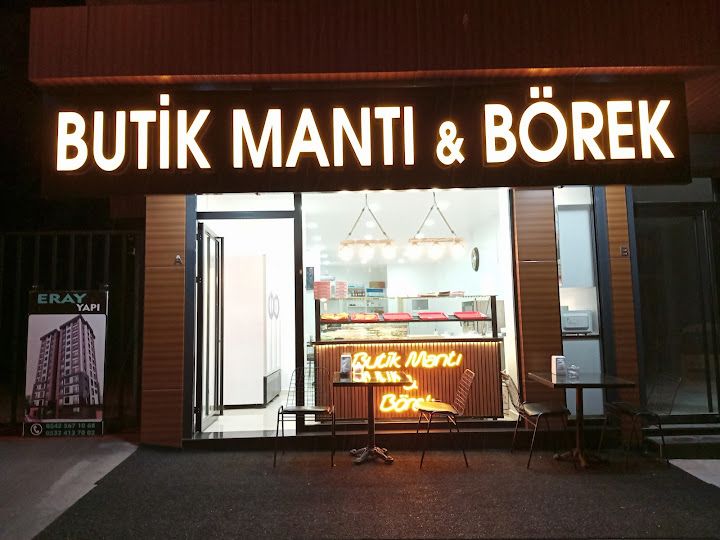 Butik Mantı, Börek, Yemek