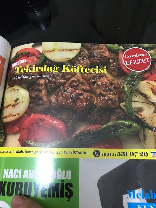 Meşhur Tekirdağ Refik usta Köftecisi