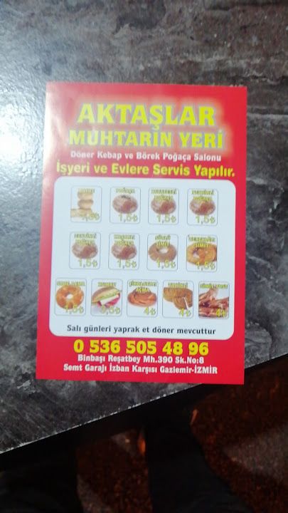 Aktaş Büfe Muhtarın Yeri Lokanta