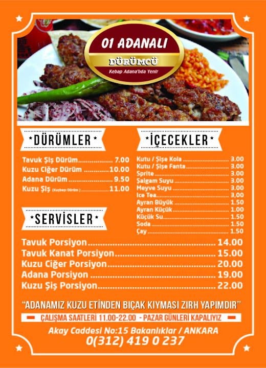 01 Adanalı Dürümcü