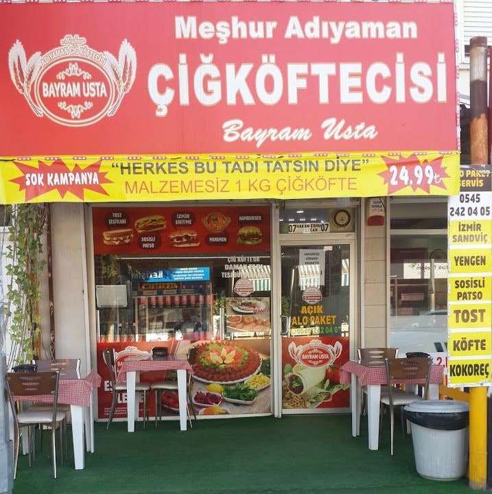 Adıyaman Çiğ Köftecisi Bayram Usta-güzelyurt Şb.
