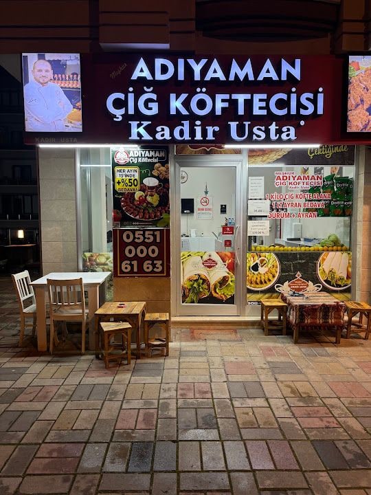 Adıyaman Çiğ Köftecisi Kadir Usta/uydukent/Selçuklu mah.