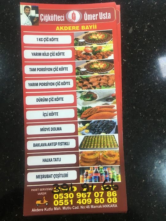 Adıyaman Çiğköftecisi Ömer Aybak
