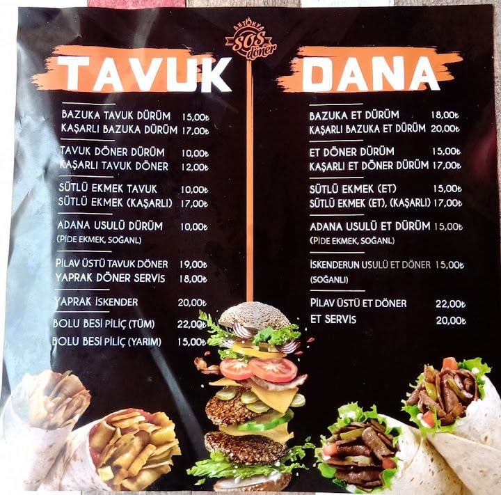 Antakya Sos Döner Pınar Şubesi