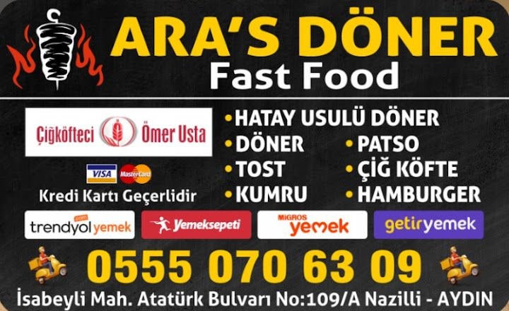 Aras Döner Fast Food & Çiğköfteci Ömer Usta