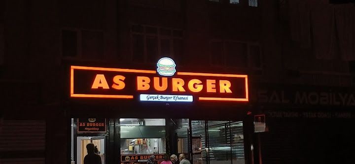 As burger