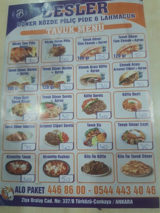 Besler Döner Köşe Piliç Pide & Kebap