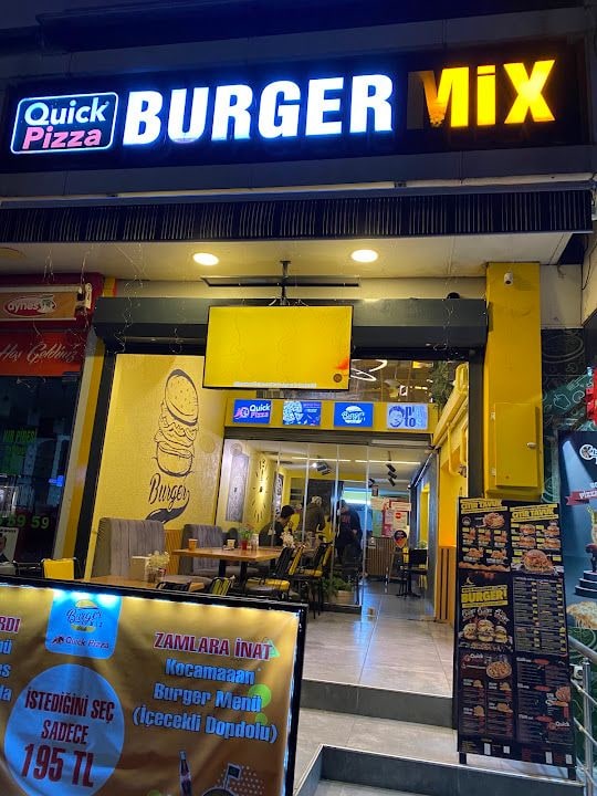 Burger Mix Steak / Quick Pizza