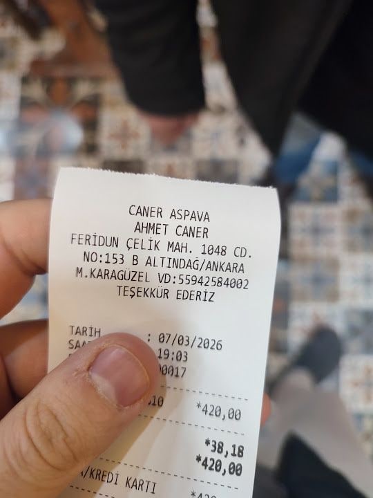 CANER ASPAVA PİDE VE KEBAP RESTORANI