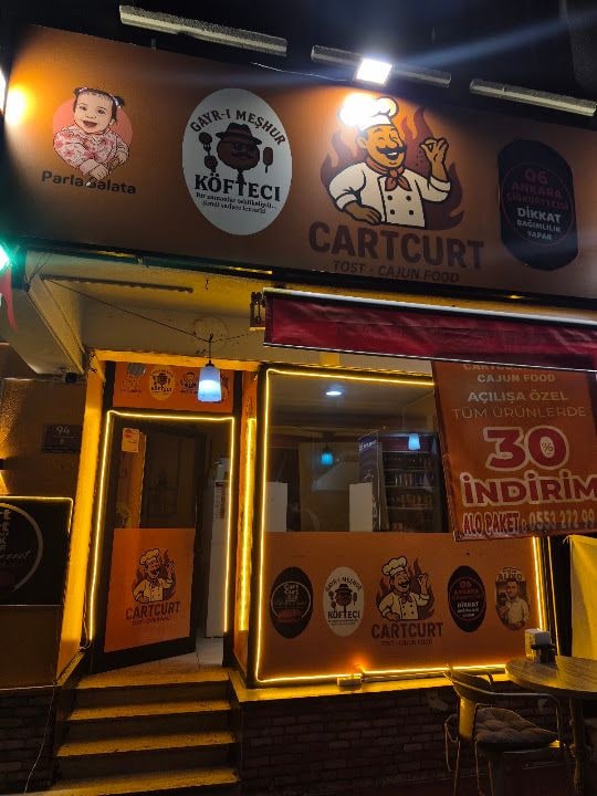 Cartcurt tost Cajun food
