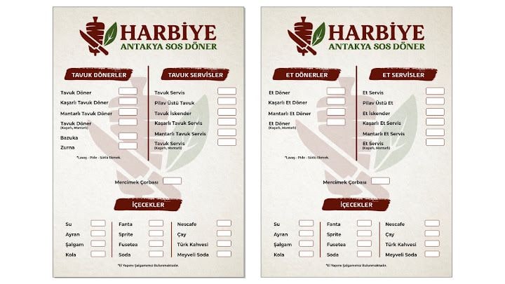Harbiye Antakya Sos Döner
