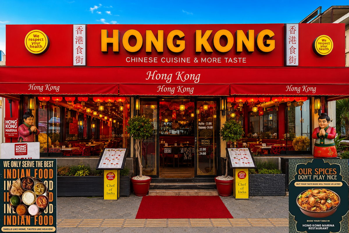 Hong Kong Chinese İndian Restaurant | Kusadasi Restaurants | Best places to eat in kusadasi