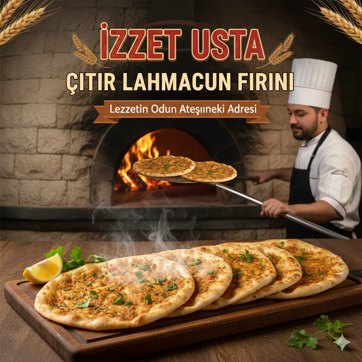 İzzet Usta Çıtır lahmacun fırını