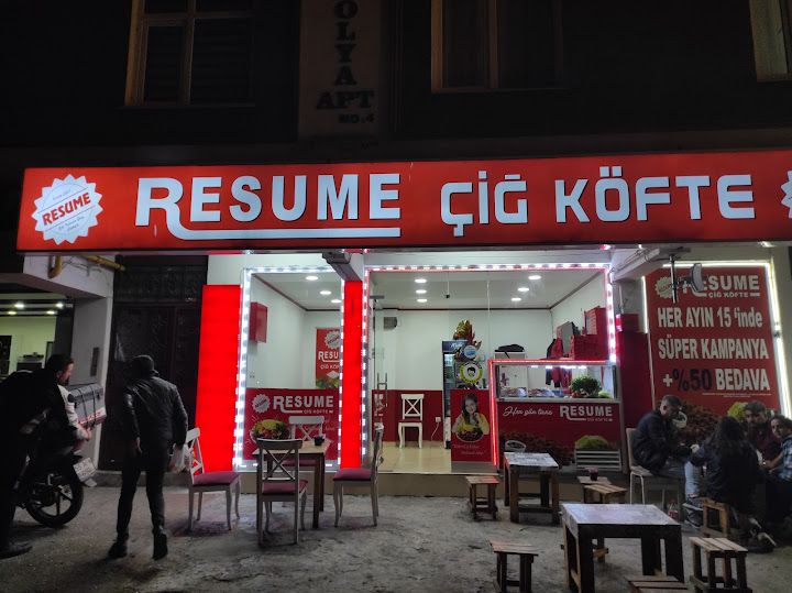 Kuğukent Resume Çiğ Köfte