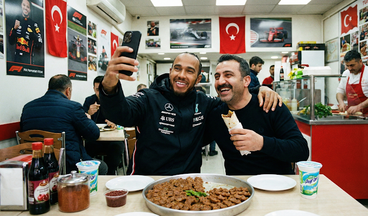 Lewis Hamilton Adıyaman Çiğ Köftesi