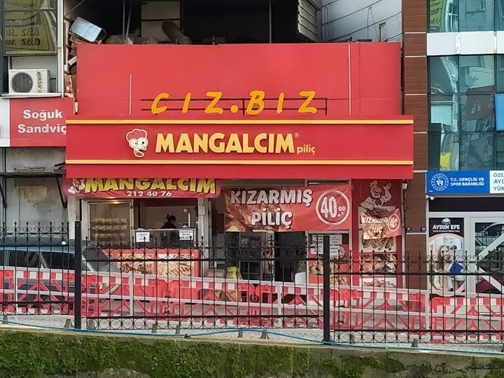 Mangalcım Ateşte Tavuk Kızartma Tavuk Çevirme