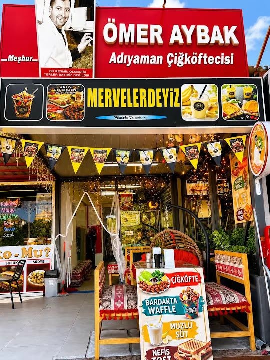 Mervelerdeyiz/meşhur Ömer Aybak Çiğköfte Mesa