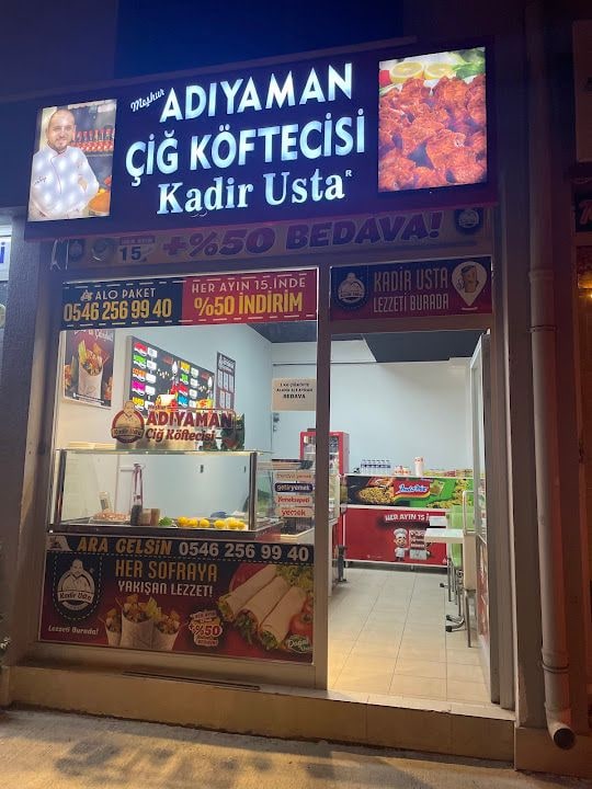Meşhur Adıyaman Çiğ Köftecisi Kadir Usta Uydukent