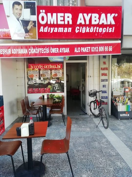 Meşhur Adıyaman Çiğ Köftecisi Ömer Aybak Beşevler Şubesi