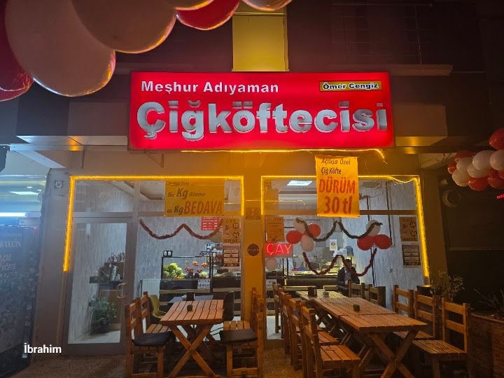Meşhur Adıyaman Çiğ Köftecisi Ömer cengiz