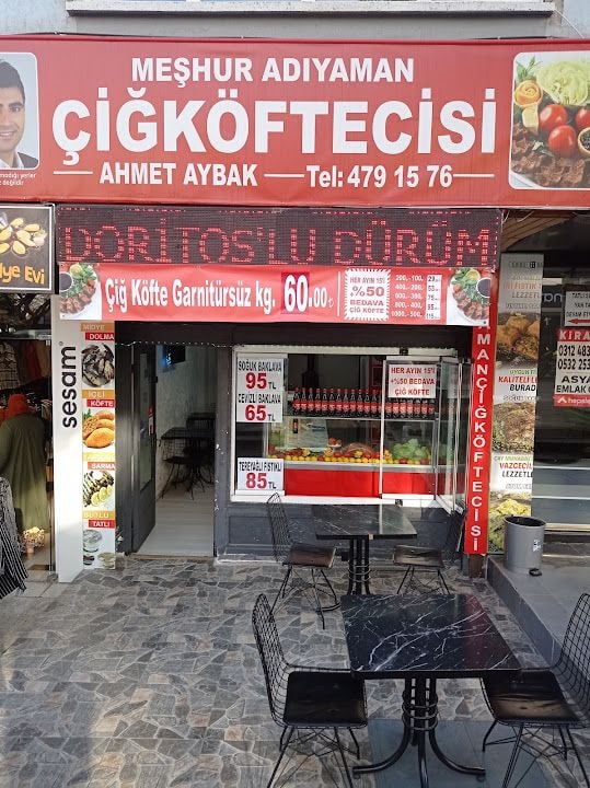 MEŞHUR ADIYAMAN ÇİĞKÖFTECİSİ AHMET AYBAK [ MİMAR CADDESİ ]