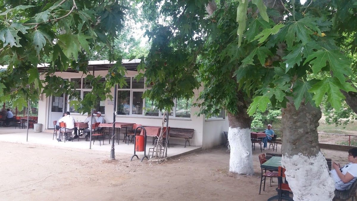 Orhanlarda Bir Çay Bahçesi