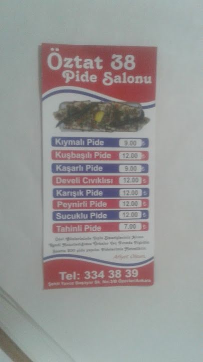 Öz develi pide